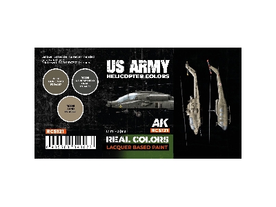 Rcs121 Us Army Helicopter Colors Set - zdjęcie 2