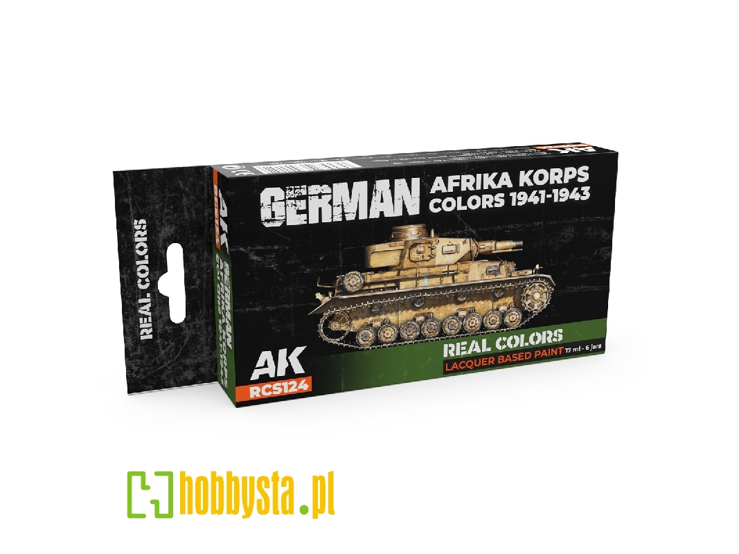 Rcs124 German Afrika Korps Colors 1941-1943 Set - zdjęcie 1 Rcs124 German Afrika Korps Colors 1941-1943 Set - zdjęcie 1