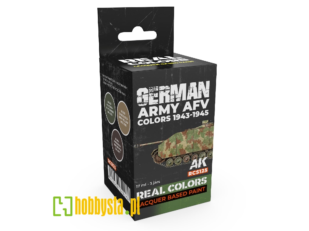 Rcs125 German Army Afv Colors 1943-1945 Set - zdjęcie 1 Rcs125 German Army Afv Colors 1943-1945 Set - zdjęcie 1