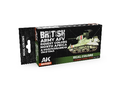 Rcs127 British Army Afv Desert Colors Set - North Africa And Mediterranean (1940-1943) - zdjęcie 1