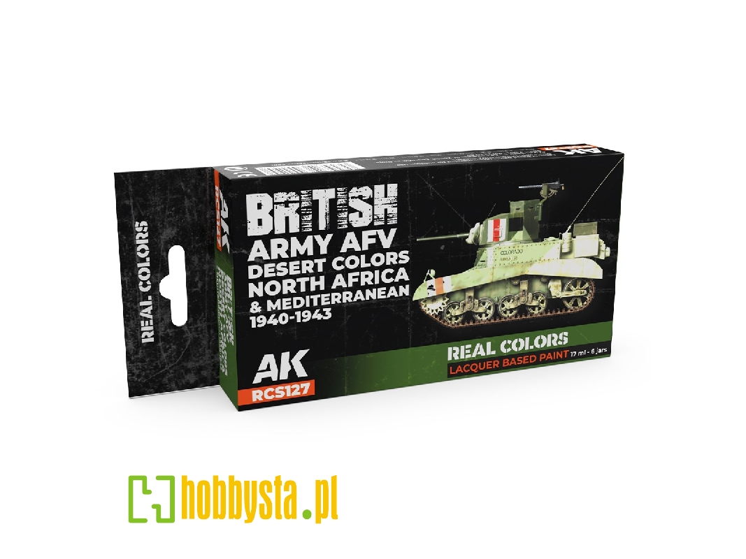Rcs127 British Army Afv Desert Colors Set - North Africa And Mediterranean (1940-1943) - zdjęcie 1 Rcs127 British Army Afv Desert Colors Set - North Africa And Mediterranean (1940-1943) - zdjęcie 1