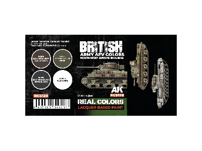 Rcs128 British Army Afv Colors Set - zdjęcie 2