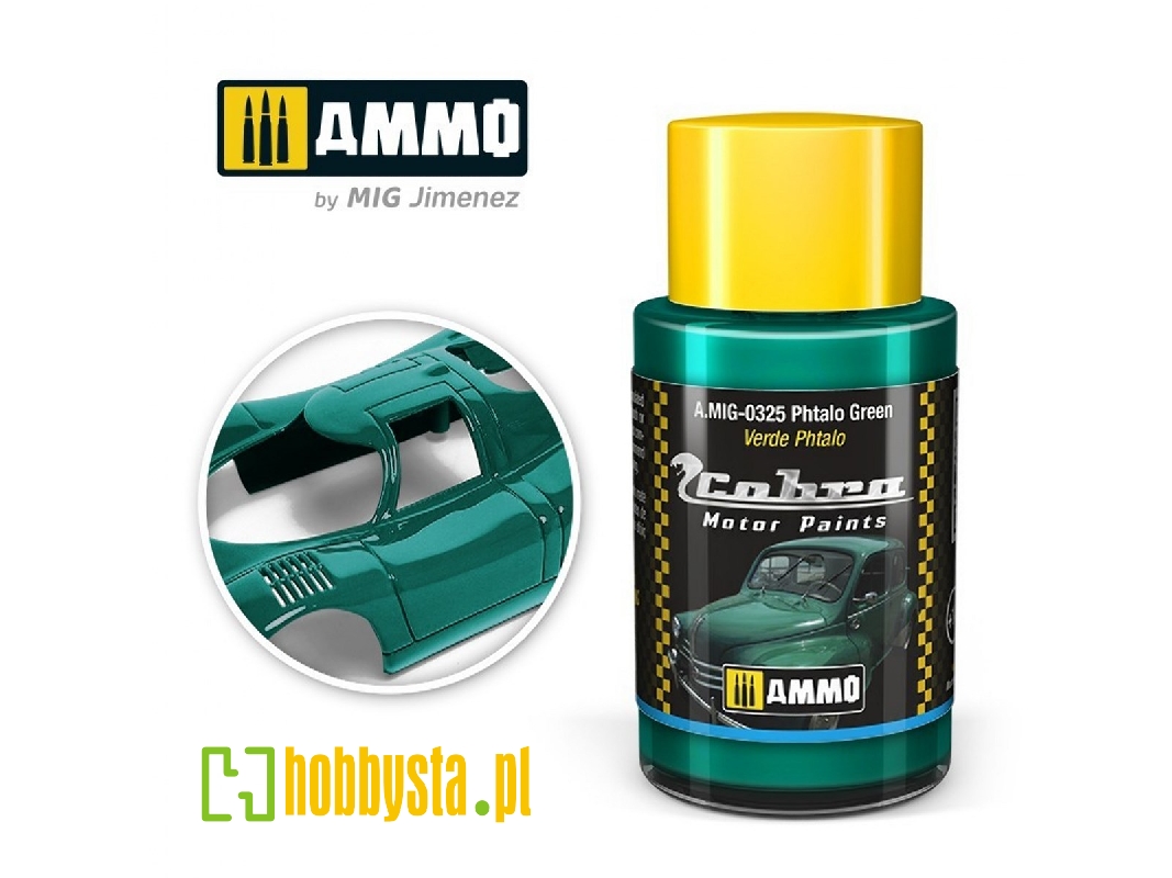 A.Mig-0325 Cobra Motor Phtalo Green - zdjęcie 1 A.Mig-0325 Cobra Motor Phtalo Green - zdjęcie 1