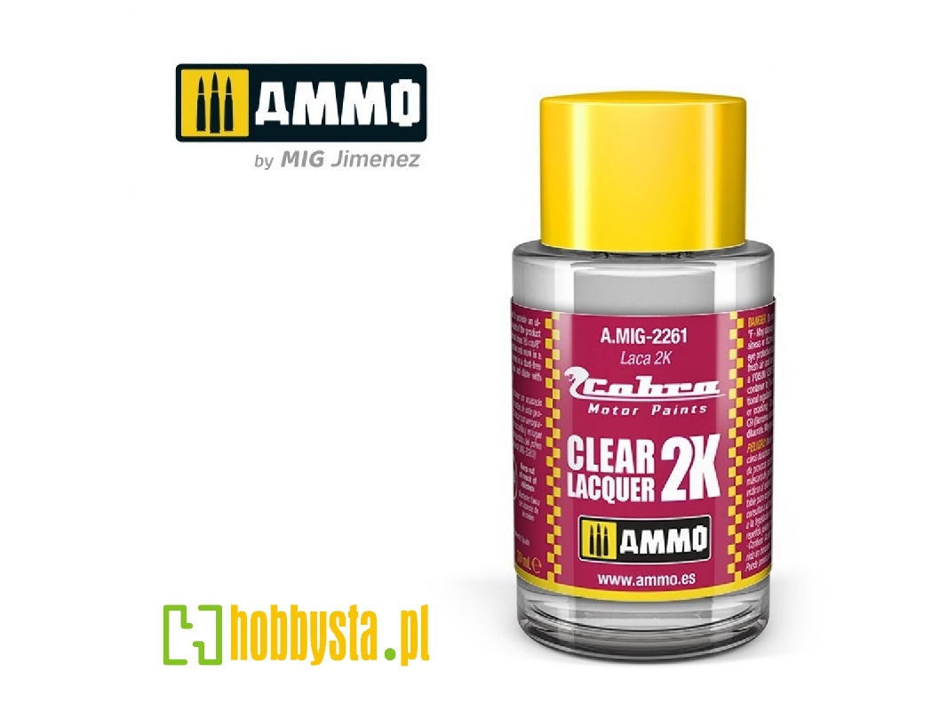 A.Mig-2261 Cobra Motor Clear Lacquer 2k - zdjęcie 1 A.Mig-2261 Cobra Motor Clear Lacquer 2k - zdjęcie 1