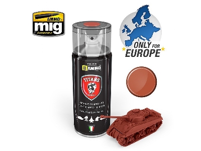 A.Mig Tth113 Rust Base Matt Primer Spray (Titans Hobby) - zdjęcie 1