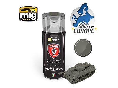 A.Mig Tth119 German Field Grey Matt Primer Spray (Titans Hobby) - zdjęcie 1