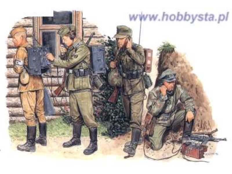 Figurki German Signal Troops - zdjęcie 1 Figurki German Signal Troops - zdjęcie 1