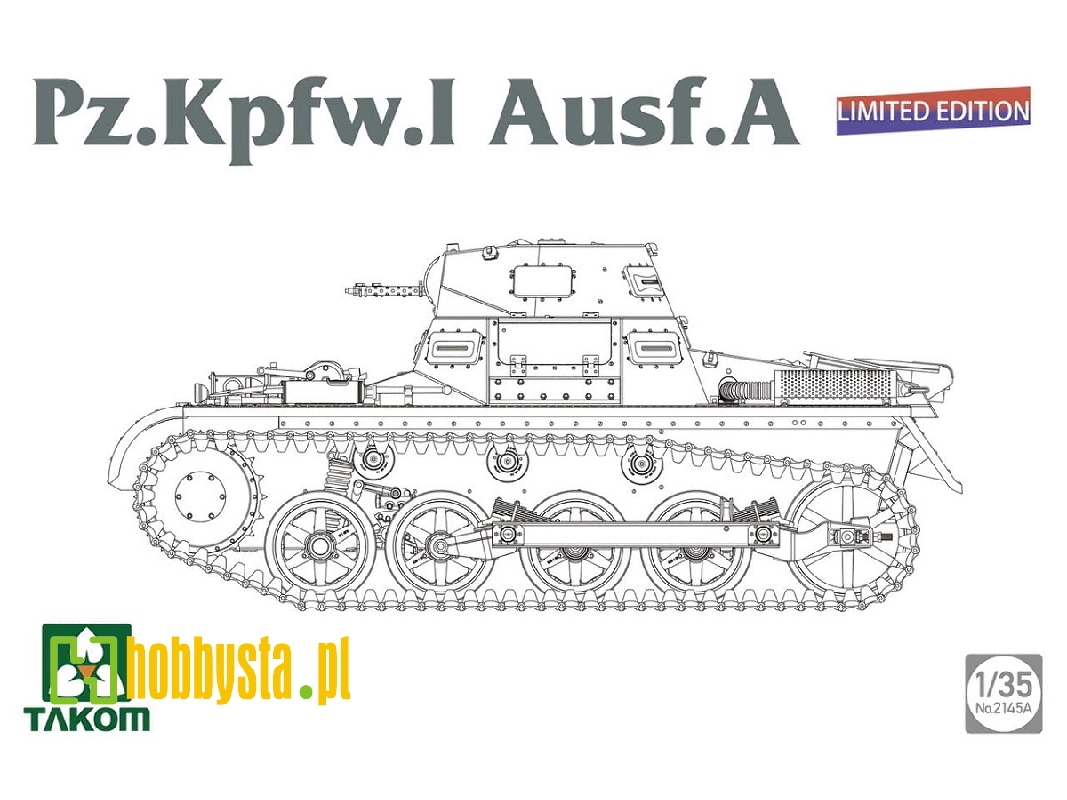Pz.Kpfw.I Ausf.A Limited Edition - zdjęcie 1 Pz.Kpfw.I Ausf.A Limited Edition - zdjęcie 1