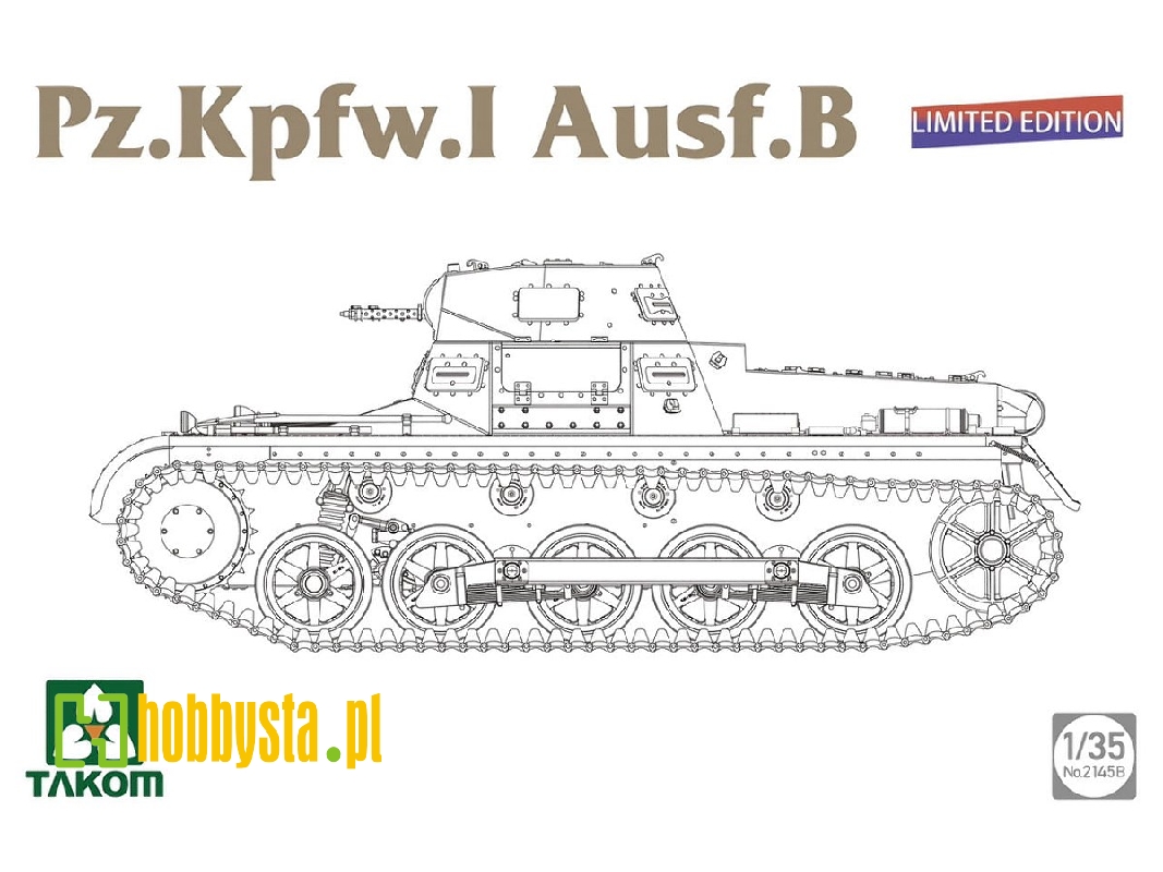 Pz.Kpfw.I Ausf.B Limited Edition - zdjęcie 1 Pz.Kpfw.I Ausf.B Limited Edition - zdjęcie 1