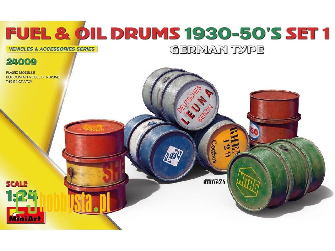 Fuel & Oil Drums 1930-50’s Set 1. German Type - zdjęcie 1 Fuel & Oil Drums 1930-50’s Set 1. German Type - zdjęcie 1