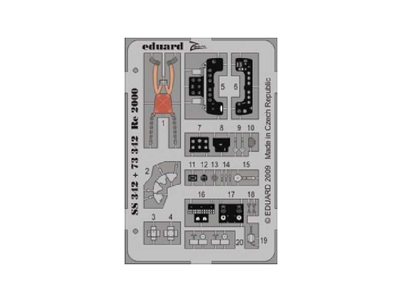 Re 2000 S. A. 1/72 - Italeri - blaszki - zdjęcie 1 Re 2000 S. A. 1/72 - Italeri - blaszki - zdjęcie 1