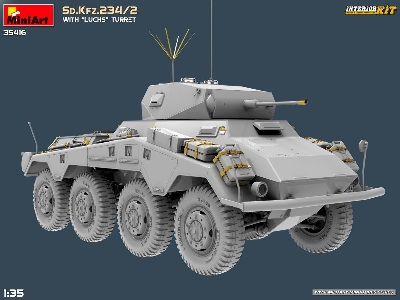 Sd.Kfz.234/2 With “luchs” Turret. Interior Kit - zdjęcie 2