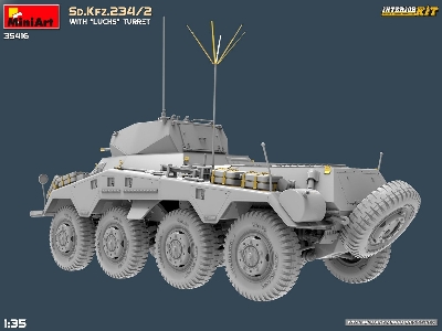 Sd.Kfz.234/2 With “luchs” Turret. Interior Kit - zdjęcie 3