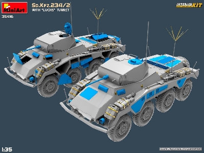 Sd.Kfz.234/2 With “luchs” Turret. Interior Kit - zdjęcie 4