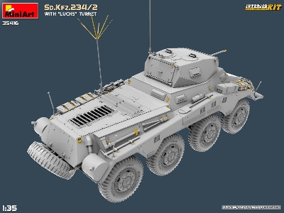 Sd.Kfz.234/2 With “luchs” Turret. Interior Kit - zdjęcie 6