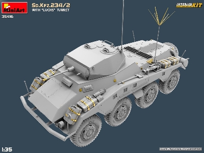 Sd.Kfz.234/2 With “luchs” Turret. Interior Kit - zdjęcie 7