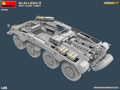 Sd.Kfz.234/2 With “luchs” Turret. Interior Kit - zdjęcie 11