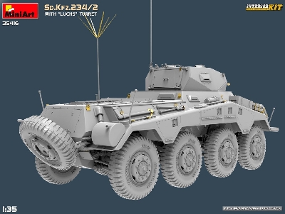 Sd.Kfz.234/2 With “luchs” Turret. Interior Kit - zdjęcie 35
