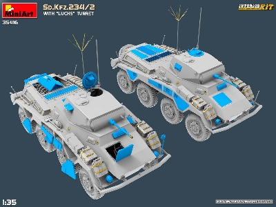 Sd.Kfz.234/2 With “luchs” Turret. Interior Kit - zdjęcie 37