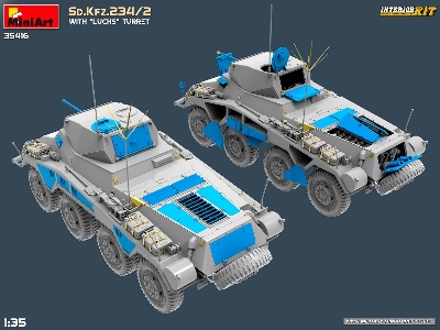 Sd.Kfz.234/2 With “luchs” Turret. Interior Kit - zdjęcie 38