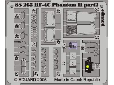  RF-4C 1/72 - Hasegawa - blaszki - zdjęcie 3