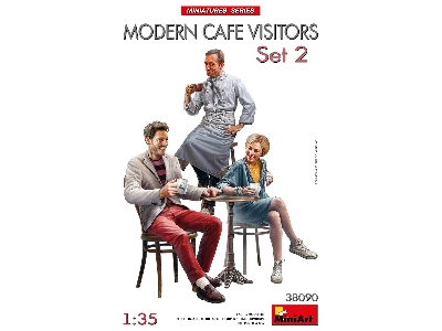 Modern Cafe Visitors Set 2 - zdjęcie 1