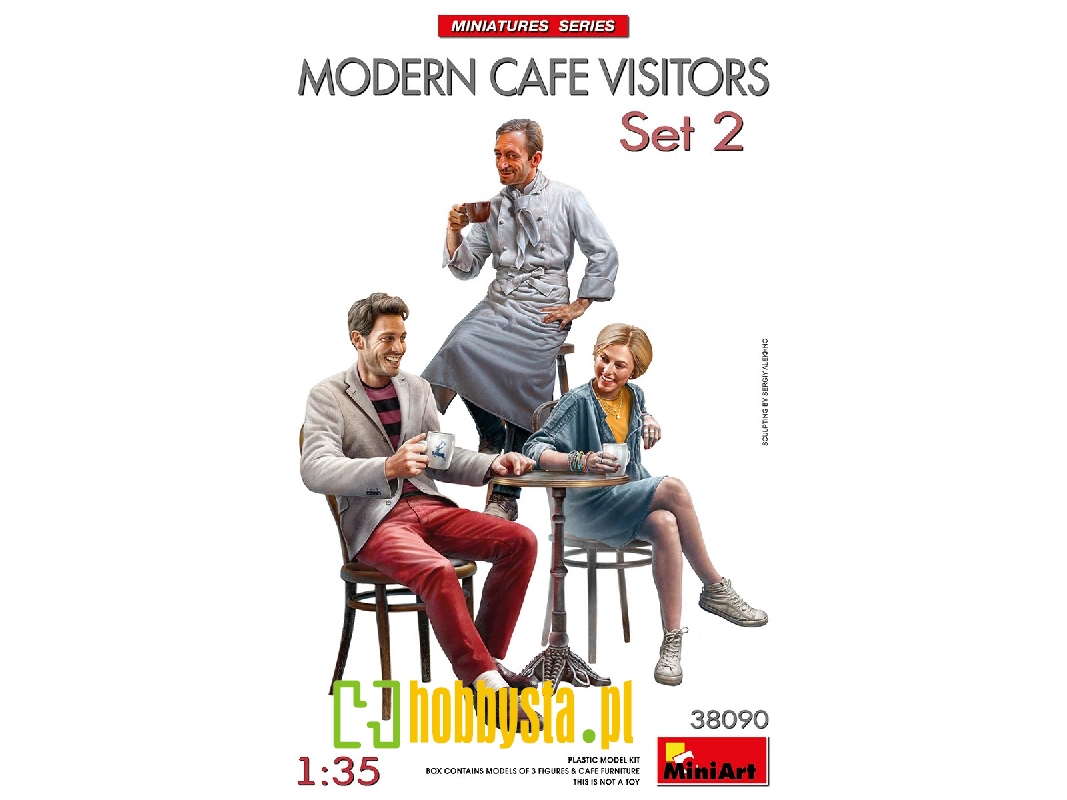 Modern Cafe Visitors Set 2 - zdjęcie 1 Modern Cafe Visitors Set 2 - zdjęcie 1