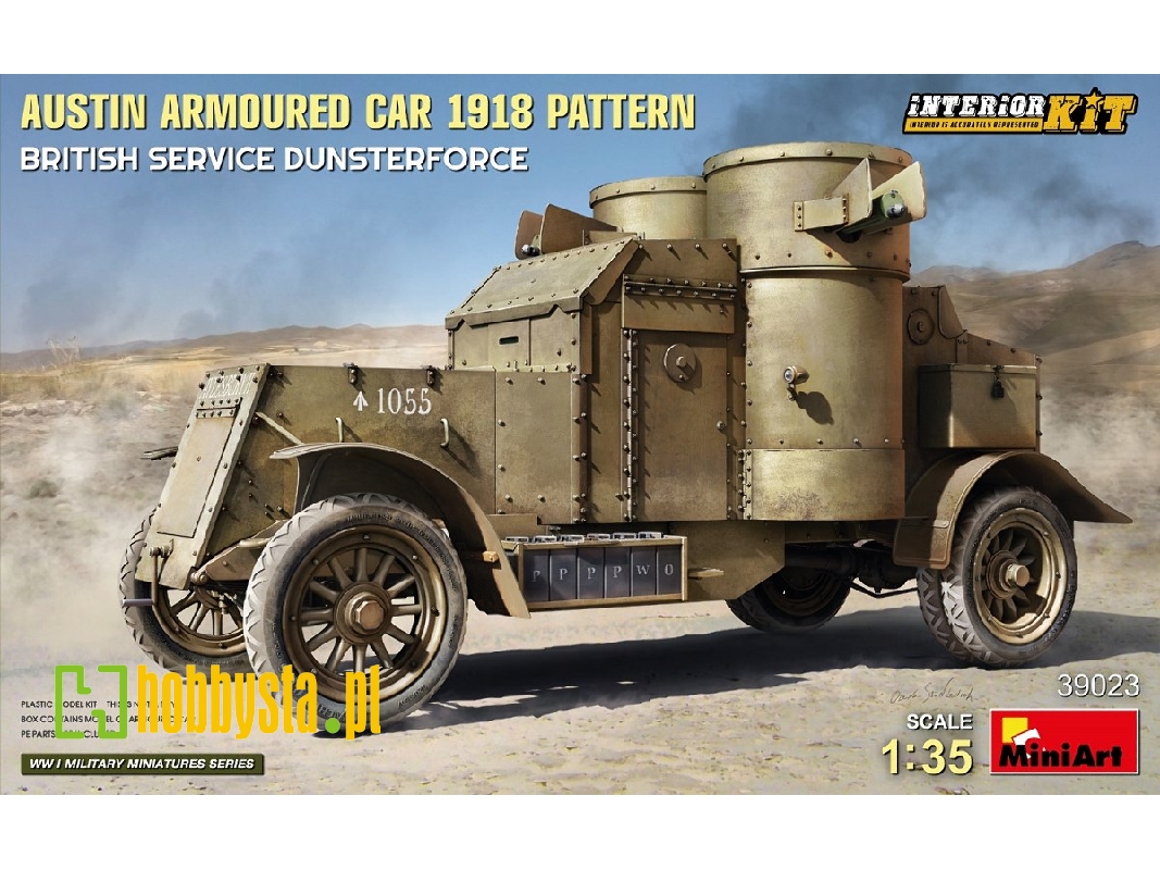 Austin Armoured Car 1918 Pattern. British Service Dunsterforce. Interior Kit - zdjęcie 1 Austin Armoured Car 1918 Pattern. British Service Dunsterforce. Interior Kit - zdjęcie 1