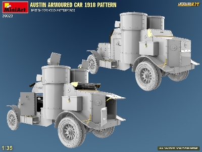 Austin Armoured Car 1918 Pattern. British Service Dunsterforce. Interior Kit - zdjęcie 3