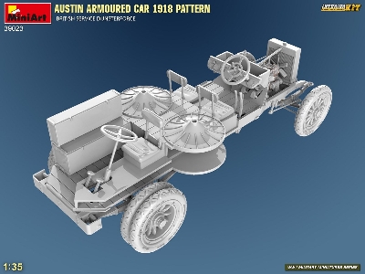 Austin Armoured Car 1918 Pattern. British Service Dunsterforce. Interior Kit - zdjęcie 5
