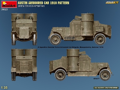 Austin Armoured Car 1918 Pattern. British Service Dunsterforce. Interior Kit - zdjęcie 7