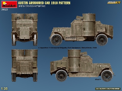Austin Armoured Car 1918 Pattern. British Service Dunsterforce. Interior Kit - zdjęcie 10