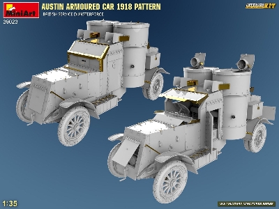 Austin Armoured Car 1918 Pattern. British Service Dunsterforce. Interior Kit - zdjęcie 28