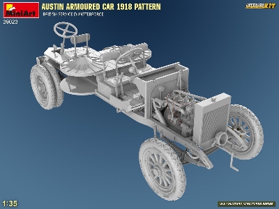 Austin Armoured Car 1918 Pattern. British Service Dunsterforce. Interior Kit - zdjęcie 37