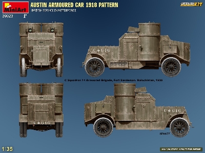 Austin Armoured Car 1918 Pattern. British Service Dunsterforce. Interior Kit - zdjęcie 38