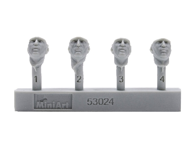 German Tank Riders Set 2. Resin Heads - zdjęcie 2