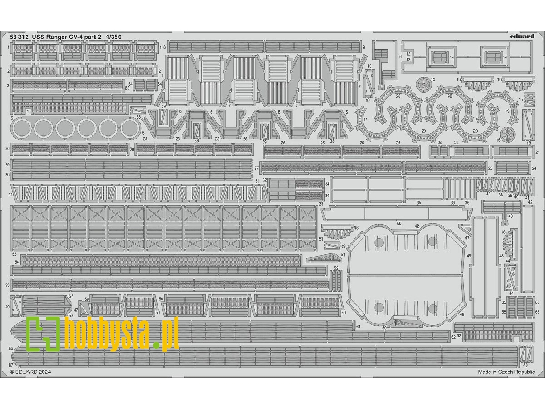 USS Ranger CV-4 part 2 1/350 - TRUMPETER - zdjęcie 1 USS Ranger CV-4 part 2 1/350 - TRUMPETER - zdjęcie 1
