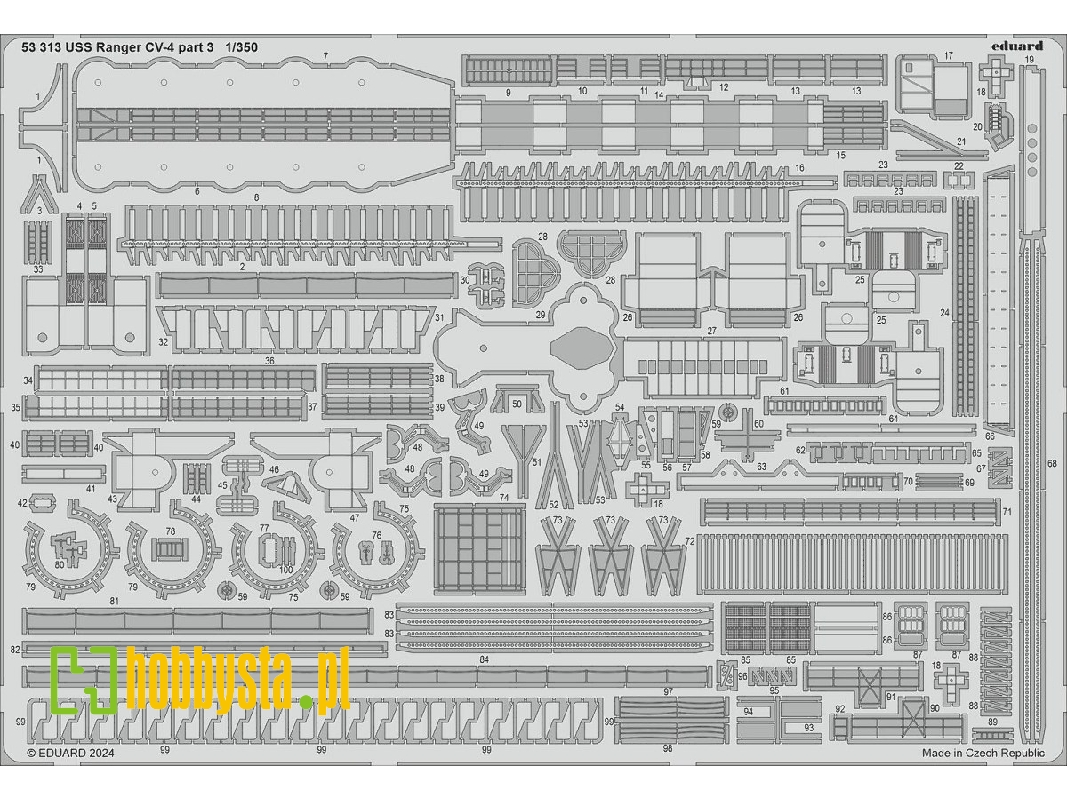 USS Ranger CV-4 part 3 1/350 - TRUMPETER - zdjęcie 1 USS Ranger CV-4 part 3 1/350 - TRUMPETER - zdjęcie 1