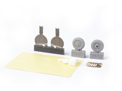 Bf 108 regular wheels LööKplus 1/48 - EDUARD - zdjęcie 9
