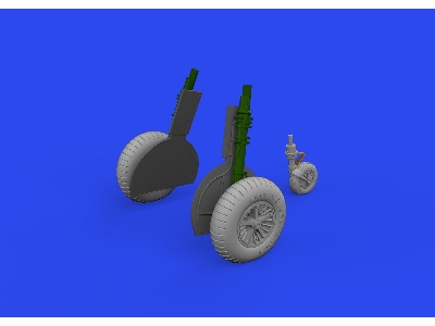 Bf 108 spoked wheels LööKplus 1/48 - EDUARD - zdjęcie 7