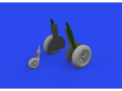 Bf 108 spoked wheels LööKplus 1/48 - EDUARD - zdjęcie 8