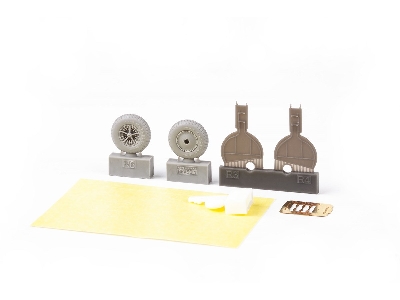 Bf 108 spoked wheels LööKplus 1/48 - EDUARD - zdjęcie 9