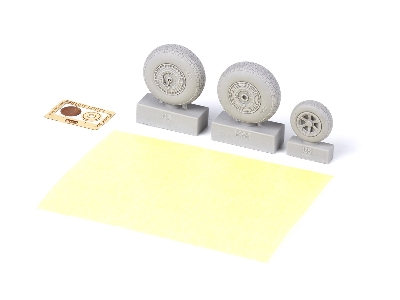 B-26B wheels 1/48 - ICM - zdjęcie 4