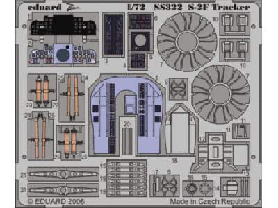  S-2F 1/72 - Hasegawa - blaszki - zdjęcie 1