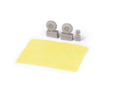 P-51D wheels block tread 1/72 - EDUARD - zdjęcie 3