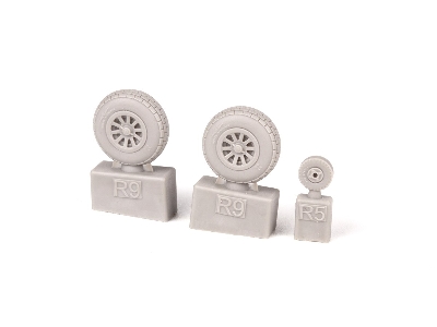 P-51D wheels block tread 1/72 - EDUARD - zdjęcie 4