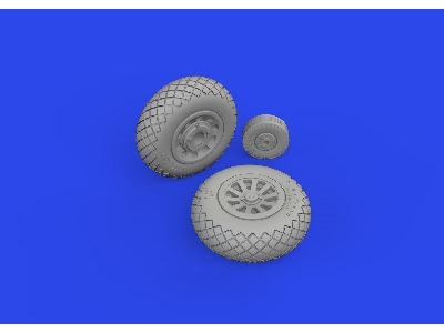 P-51D wheels diamond tread 2 1/72 - EDUARD - zdjęcie 6