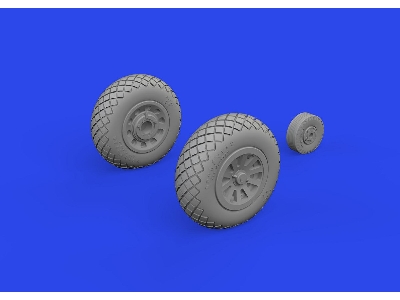 P-51D wheels block tread 2 1/72 - EDUARD - zdjęcie 1