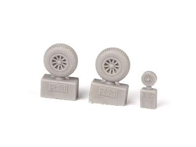 P-51D wheels block tread 2 1/72 - EDUARD - zdjęcie 4