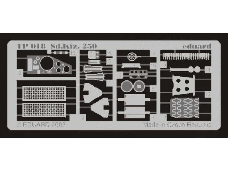 Sd. Kfz.250 1/35 - Dragon - blaszki - zdjęcie 1 Sd. Kfz.250 1/35 - Dragon - blaszki - zdjęcie 1